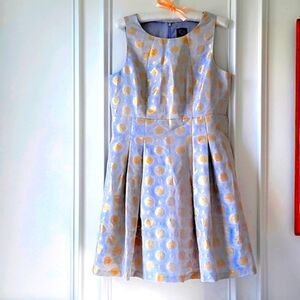 Vince Camuto Women's Size 14 Dress in a Lavendery/Gray with Gold Party Dress